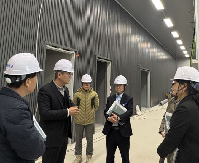 영광군, 미래농업자원육성센터 리모델링 공사 현장 점검