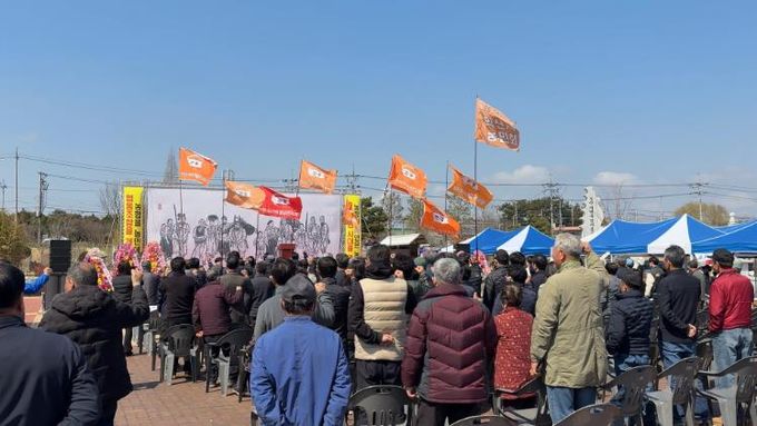 익산시농민회, 영농발대식 개최…풍년 농사 기원