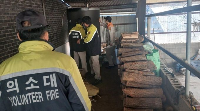 세종남부소방서, 화목보일러 재 처리함 보급으로 산림화재 예방