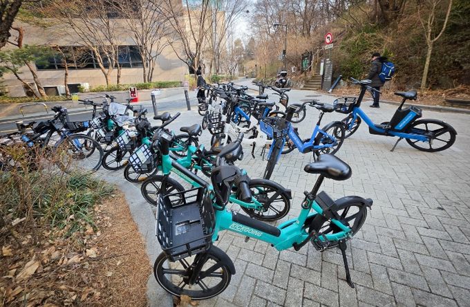 보도 위 통행방해 전기자전거 현황