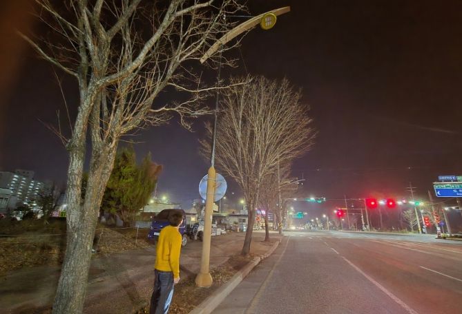 , 안전한 야간환경 조성을 위한 가로등 야간점검
