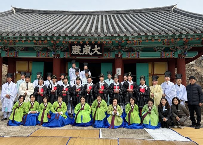 고성향교, 공기 2577년 춘기 문묘석전제례 봉행