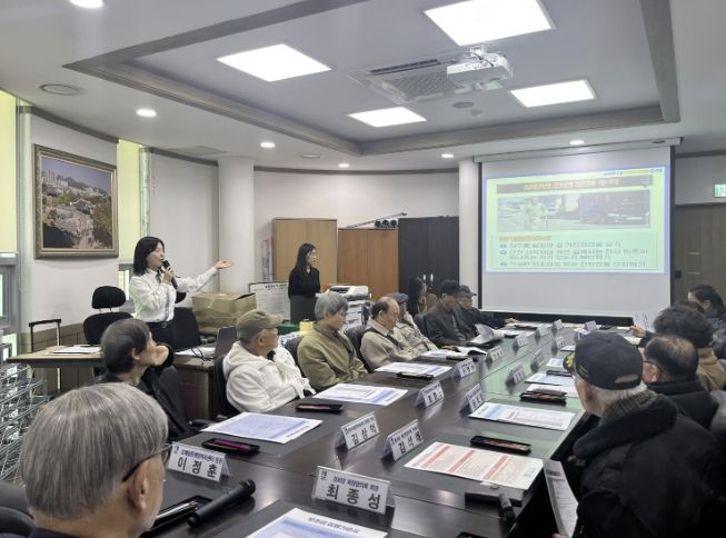 ‘안전한 경로당을 만들어요!’ 수원시 권선구, 권선경찰서와 찾아가는 경로당 안전교육 실시
