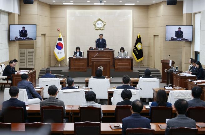 계룡시의회, 제187회 임시회 폐회