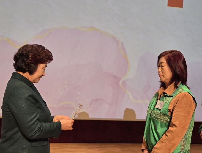 홍성군 은하면 송미경 부녀회장, '제3회 새마을부녀회 봉사대상' 중앙회장상 수상