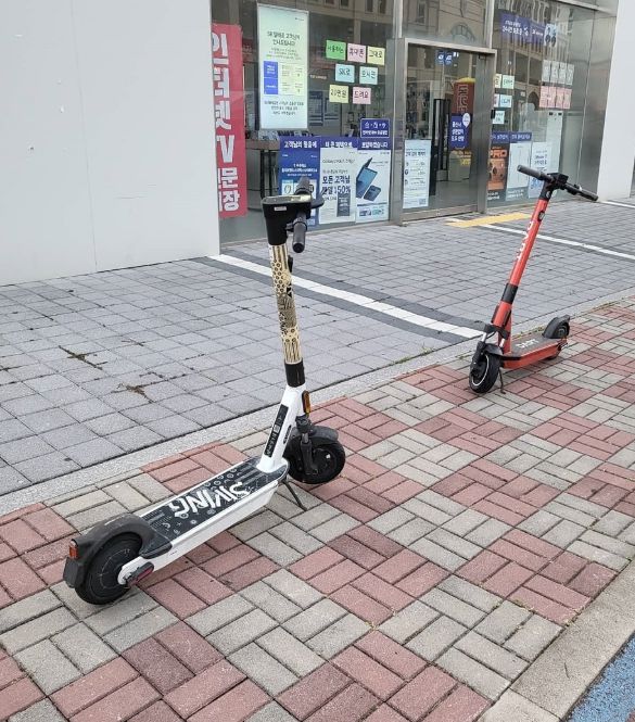 무단 방치된 개인형 이동장치(PM)