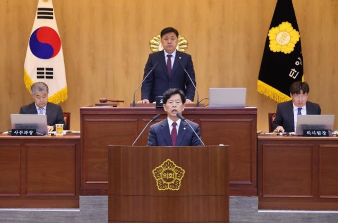 단양군의회 조성룡 의원, 5분 자유발언