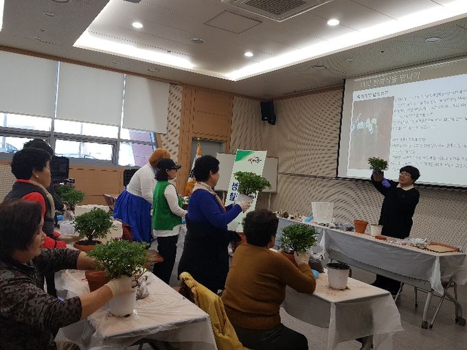 2025년 힐링 생활원예 교육 사진