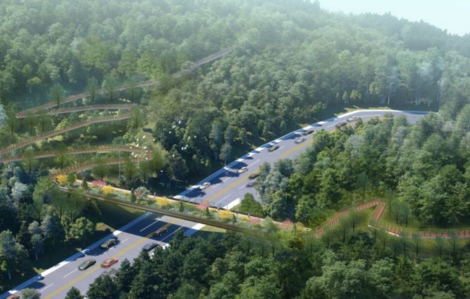 녹지연결로 조감도