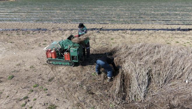 산청군 오부면, 영농부산물 1.5㏊ 규모 파쇄
