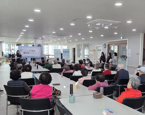 인천 중구보건소, 노인복지시설 ‘찾아가는, 올바른 손씻기 교육’ 추진