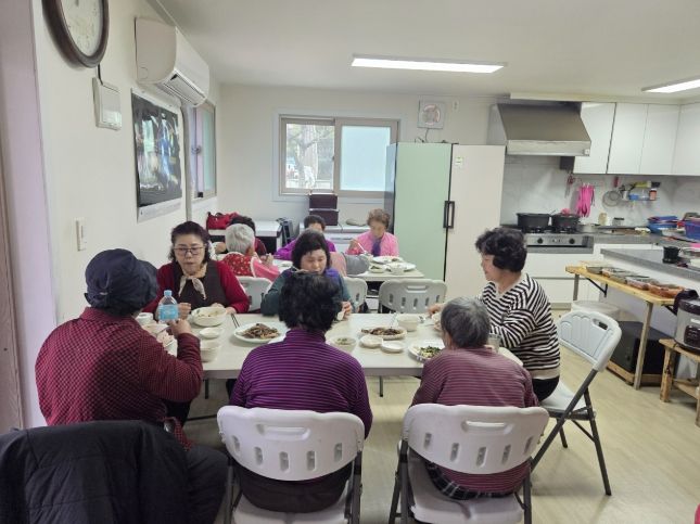 영춘면 경로당 따뜻한 밥상