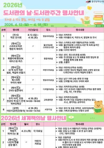 남부도서관 안내문