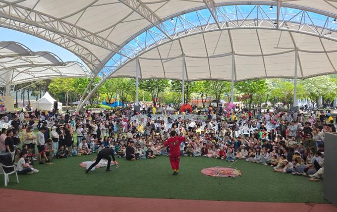 작년 5월 곡성섬진강기차마을에서 열린 어린이날 특별 행사