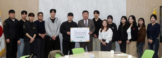 청주대 총학생회, 청주시 소외이웃 위해 라면 1,500개 기탁