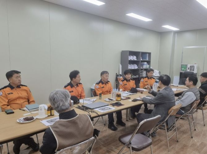 천안서북소방서장, BIT산업단지 ㈜태성 건설현장 방문
