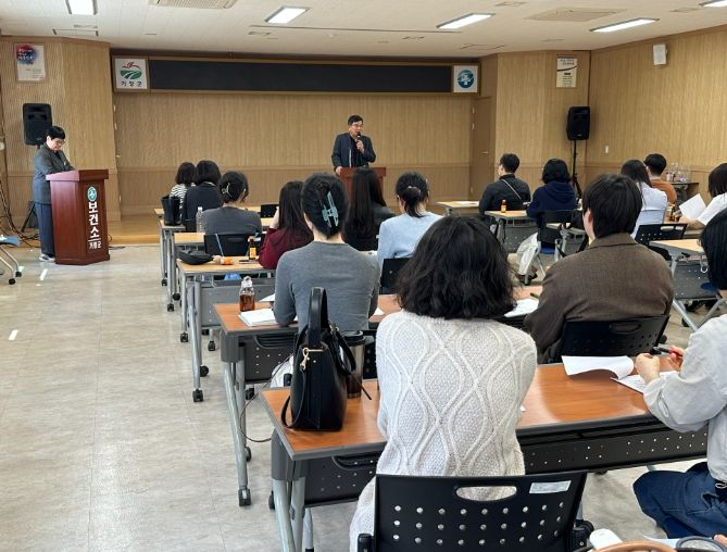 , 보건교사 대상 감염병 예방 및 구강보건 교육